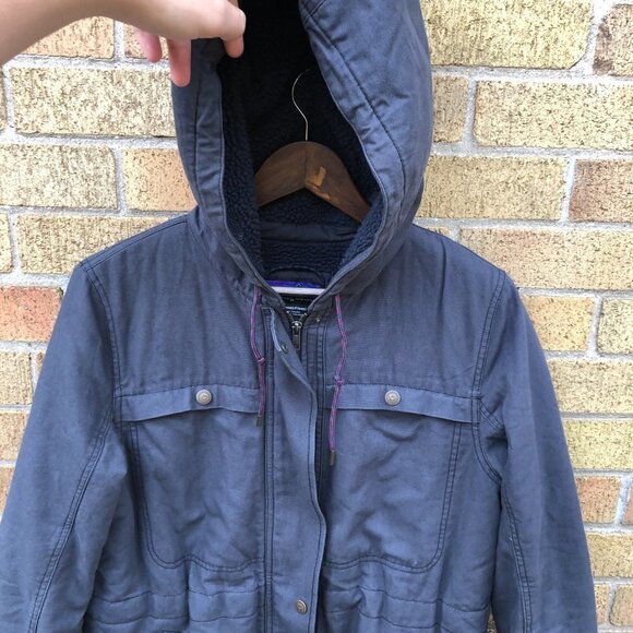 Patagonia Insulated Prarie Dawn Parka Fleece Lined Coat Medium - Picture 4 of 9